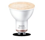 Bec LED inteligent Philips Spot PAR16, Wi-Fi, Bluetooth, GU10,4.7W(50W), 345 lm, lumina alba (2700-6500K)