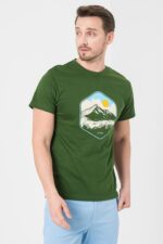 TRICOU CASUAL MOLDOVEANU BARBATI BOTTLE GREEN-M - Image 2