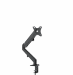 Brat de birou pentru monitor Neomounts, poate sustine un monitor cu diagonala display 17-27", suporta pana la 7kg, full motion, +90°, -45° inclinatie, +90°, -90° swivel, +180°, -180° rotatie,  VESA min 75x75, VESA max 100x100,reglabil pe inaltime: 15.2-40.2 cm, negru. Garantie 5 ani - Image 2