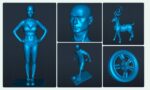 CREALITY 3D SCANNER CR-SCAN FERRET SE, Distanta lucru: 150-700mm, Raza single capture: 560x820x700mm, Precizie: 0.1mm, Viteza scanare: 30fps, Interfata: USB3.0 Type-C, Dimensiuni minime scanare: 150mm×150mm×150mm, Rezolutie 3D: 0.16mm, Greutate Produs: 105g, dimensiuni produs: 120*30* 26mm, Windows - Image 3