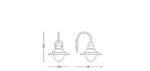 Aplica tip felinar pentru exterior Philips Raindrop, 1xE27, max 60W ,IP44, 381x300x428mm, Negru - Image 3