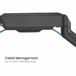 Braț pentru monitor cu contragreutate Material: Oțel, Plastic Tehnologie: Arc Suprafață finisaj : Vopsit electrostatic, Acoperire cu Pulbere Dimensiune compatibila ecran: 17"-32" Greutate maxima (pe ecran): 2~9 kg Compatibilitate VESA: 75x75, 100x100 Interval de inclinare : +90°-90° Interval de - Image 5