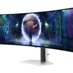 Monitor Samsung 49" LS49DG934SUXEN, Curvature: 1800R, Diagonal (inch): 49, Diagonal (cm): 124, Aspect ratio: 32:9, Panel: QD-OLED, Resolution: 5120x1440, Refresh Rate: 240Hz, Response time GtG: 0.03ms, Brightness (max): 250 cd/m², Contrast (static) : 1,000,000 : 1, Viewing angle: 178/178, Color