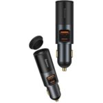 Incarcator auto Baseus Share Together, 1 x USB Output 5V/3A, 1 x USB Type-C max 5V/3A si 1 x bricheta auto 60W, total output 120W, pt. bricheta auto, gri - Image 4