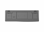 Tastatură wireless 2.4G SRXK-SKB706W, Tastatură: cu rând independent de taste multimedia, Mod Wireless: 2.4G, Număr taste: 104 + 9 taste rapide, Material: ABS, Culoare: Negru, Chipset: Huntersun, Tip interfață: USB,  Dimensiune: 442*152*25mm ; 440g, Baterie: 1*AAA (nu este inclusă) - Image 5