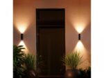 Aplica LED RGB pentru exterior Philips Hue Appear UP&DOWN, 2x8W(98W), 1200 lm, lumina alba si color (2000-6500K), IP44, 84x117x240mm,Negru - Image 2