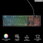 Tastatura Trust GXT 835 Azor, gaming, neagra - Image 3