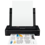 Imprimanta inkjet color portabila Epson WF-100W, dimensiune A4, viteza 7ppm alb-negru, 4ppm color, rezolutie 5760x1440 dpi, alimentare hartie 20 coli, interfata USB2.0, Wireless,  Wi-Fi Direct, PictBridge, Google Cloud Print, Air Print, Epson Connect (iPrint, Email Print, Remote Print Driver) - Image 2