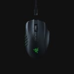 Mouse Razer Naga V2 PRO  Connectivity       Razer HyperSpeed Wireless (2.4GHz)     Bluetooth     Wired – Speedflex Cable USB Type C  Battery Life       Up to 150 hours (on HyperSpeed Wireless)