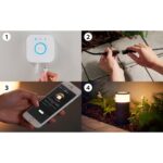 Stalp LED RGB extensie pentru iluminat exterior Philips Hue Calla, 8W(49W), 590 lm, lumina alba si color (2000-6500K), IP44, 252x104mm, Negru - Image 6