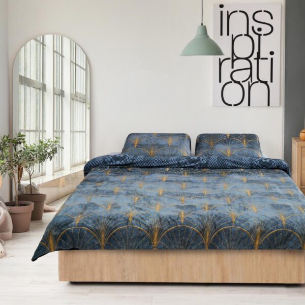 SET PAT CATIFEA PRINTATA KING SIZE AXI