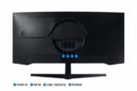 Monitor Samsung 34" LC34G55TWWPXEN, Curvature: 1000R, Diagonal (inch): 34, Diagonal (cm): 86, Aspect ratio: 21:9, Panel: VA, Resolution: 3440x1440, Refresh Rate: 165Hz, Response time MPRT: 1ms, Brightness (max): 250 cd/㎡, Contrast (static) : 2500:1, Contrast (dynamic): Mega Infinity DCR, Viewing - Image 19