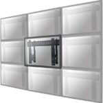 Suport perete Videowall individual pull-out Neomounts by Newstar, 32"-75", VESA 200x200~600x400, max load 50kg, profil 56-215mm, rotate +/-3°, micro-adjustment, lockable (lock not included), unul per monitor