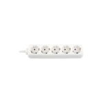 Prelungitor Bachmann SELLY 5xCEE7/3 PC, fara intrerupator, lungime cablu 1.5m, H05VV-F 3G1, alb - Image 2