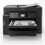 Multifunctional inkjet mono Epson EcoTank M15140, dimensiune A3+ (Printare,Copiere, Scanare), printare borderless,duplex, viteza 32ppm, rezolutie 4800 x 1200 dpi, alimentare hartie 550 coli, scanner CIS rezolutie 1.200  x 2.400 DPI, DADF 50 coli, Touchscreen 6.8cm, interfata: USB, LAN, WI-FI, WI-FI