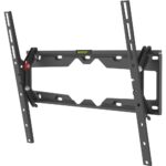 Suport TV de perete Barkan, pentru ecrane de pana la 13" - 65", greutate maxima suportata 36kg, distanta fata de perete 80mm - 205mm, VESA max. 400x400 mm, negru