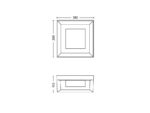 Aplica LED RGB pentru exterior Philips Hue Econic, 15W (79W), 1150 lm ,lumina alba si color (2000-6500K), IP44, 260x260x115mm, Negru - Image 3