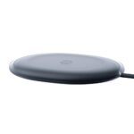 INCARCATOR wireless Baseus Jelly Qi 15W, compatibilitate smartphones si airpods, cablu Type-C la USB inclus, negru - Image 4