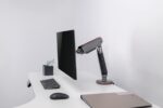 Brat pentru monitor, Material: Oțel, Aluminiu, Plastic, Suprafață finisaj : acoperire cu Pulbere, Culoare: Alb Texturat Fin, Gri Spațial, Dimensiune compatibila ecran: 27"-45", tehnologie arc, Greutate maxima (pe ecran): 5~14 kg, Greutate maxima pentru ecran curbat (pe ecran): 5~12 kg - Image 12