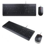 Lenovo Essential Wired Combo Keyboard and Mouse, USB, Black