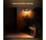 Stalp LED RGB pentru exterior Philips Hue Nyro, 13.5W (42W), 1000 lm ,lumina alba si color (2000-6500K), IP44, 99x255x400mm, Negru - Image 3