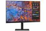 Monitor Samsung 27" LS27B800PXPXEN, Diagonal (inch): 27, Diagonal (cm): 69, Aspect ratio: 16:9, Panel: IPS, Resolution: 3840x2160, Refresh Rate: 60Hz, Response time GtG: 5ms, Brightness (max): 350 cd/m², Contrast (static) : 1000:1, Viewing angle: 178°/178°, Color Gamut Type: 98% DCI, Colours: 1.07B - Image 2