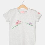 TRICOU CASUAL BICICLETE FAMILIE COPII LIGHT GREY-XL