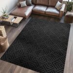 COVOR BLANITA DOVER 80X150 CM BLACK - Image 2