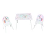 Set 2 scaune +birou Unicorns, U-Grow