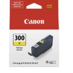 Cartus cerneala Canon PFI300Y, Yellow, capacitate 14.4ml, pentru Canon imagePROGRAF PRO-300.