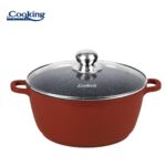 SEMIOALA ALUMINIU+CAPAC 26X12CM, 5.3 L, CALABRIA, COOKING BY HEINNER - Image 2