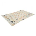 Covor de joaca pentru copii U-Grow, din spuma, pliabil, 2 fete, impermeabil, izolant, 120 x 180 x 1 cm, alfabet - Image 4