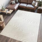 Covor, model in relief,Wave,200x300 Crem - Image 2