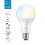 Bec LED inteligent WiZ Connected Whites A67, Wi-Fi, E27, 13W (100W), 1521 lm, lumina alba (2700K-6500K), compatibil Google Assistant /Alexa/Siri - Image 4