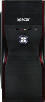 Carcasa SPACER SPC-MERCURY, Mid Tower, Black - Image 2