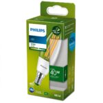 Bec LED Philips Classic B35, Ultra Efficient Light, E14, 2.3W (40W), 485lm, lumina calda (3000K) - Image 2