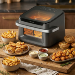 FRITEUZA DUBLA CU AER CALD HEINNER AirBake Revolution HAF-C10DB22GREY - Image 13