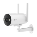 CAMERA BULLET EZVIZ 4G 4MP IR 30M H5 4G, Senzor CMOS de scanare progresivă de 1/2.8", Lentila: 4mm@F1.6, IR 30M, Unghiul PT:  view angle: 102°(Diagonal), 86°(Horizontal), 46° (Vertical), Compresie: H.265 / H.264, Alimentare: DC 12V/1A 7W Conectivitate: 4G LTE cu Nano SIM sau Cablu RJ45 Ethernet