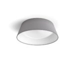 Plafoniera LED Philips Dawn CL258, 14W, 1100 lm, lumina calda (3000K) ,IP20, 34cm, Metal/Plastic, Gri