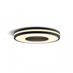 Plafoniera LED Philips Hue Being, Bluetooth, 22.5W (204W), 2500 lm ,lumina alba (2200-6500K), 34.8cm, Metal/Plastic, Negru, Intrerupator cuvariator inclus