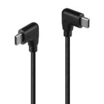 Cablu Lindy USB C 2 x 90°, lungime 1m, putere maxima 60W, latime de banda suportata 480Mbps, negru - Image 3