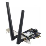 ASUS PCE-AX3000 Wifi AX3000 Bluetooth 5.0 PCIe adapter, WI-FI 6, WPA3, OFDMA. MU-MIMO, Standarde retea: WiFi 6 (802.11ax), Viteza: 3000Mbps, 2 x antene externe.