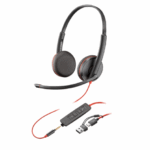 Casti Head-band HP Blackwire 3225, Cu fir, Negru
