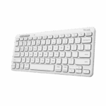 Tastatura Trust Lyra Wireless, conexiune USB-A, USB-C 1.1, distanta acoperire wireless 10m, 1x AAA baterie, compatibila cu laptop, pc, Bluetooth devices, tableta, alba - Image 2