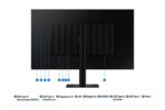 Monitor Samsung 32" LS32D800UAUXEN, Diagonal (inch): 32, Diagonal (cm): 81, Aspect ratio: 16:9, Panel: VA, Resolution: 3840x2160, Refresh Rate: 60Hz, Response time GtG: 5ms, Brightness (max): 350 cd/m², Contrast (static) : 3000:1, Viewing angle: 178°/178°, Color Gamut Type: SRGB, Color Gamut - Image 16
