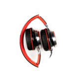 Casti Over-ear SPACER SPHS-SILVER, Cu fir, Rosu - Image 2