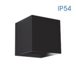 Aplica LED Vivalux SQUARE STARK, 6W, 180 lm, lumina neutra (4000K), 120°, IP54, 100x100x100mm, 15000h, aluminiu, -25÷+40°C, Negru