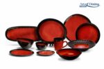 SET 4X FARFURIE OVALA CERAMICA 28 CM, VULCANO, ART OF DINING BY HEINNER - Image 3