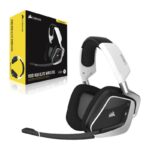 Casti Gaming Head-band CORSAIR VOID RGB ELITE Wireless, Fara Fir, Alb