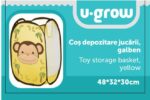 Cos depozitare jucarii , galben, U-Grow - Image 2
